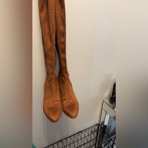 Steve Madden Jacey Chestnut knee high boots